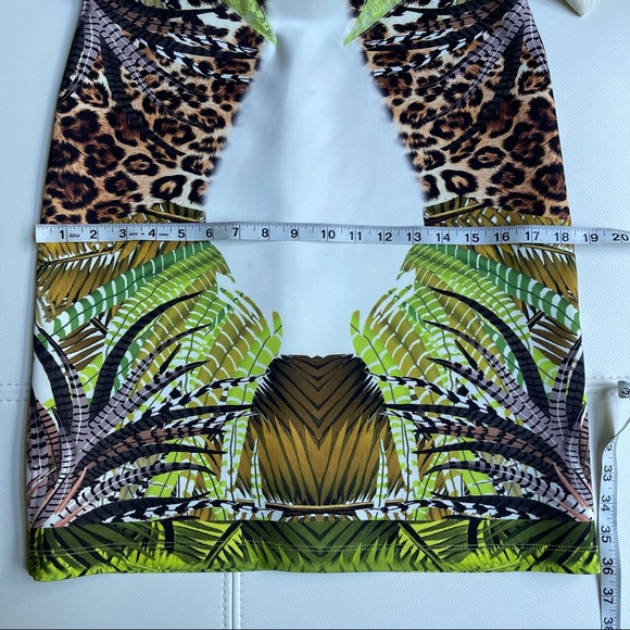 La Pateau dress size large bodycon sheath jungle - Picture 12 of 12